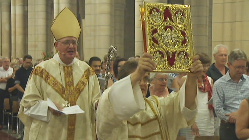 Christmas Eve service at St John's Cathedral in Brisbane