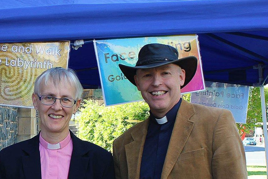 Jo Inkpin and her wife Penny before her transition