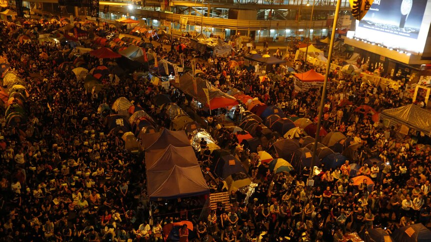 Hong Kong protesters
