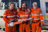 19-year-old Andy, his father David and grandfather Jim MacLean all volunteer for the SES.