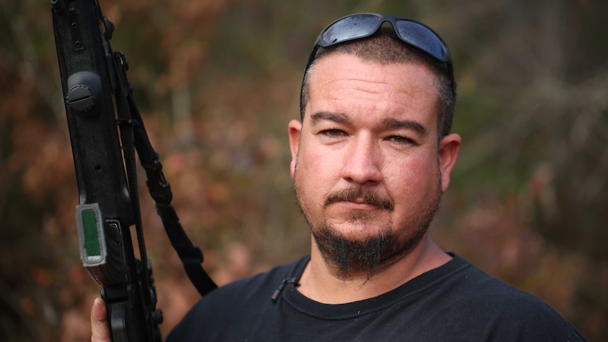 Chance Allen, a member of the American Pit Vipers constitutional militia.