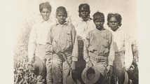 Woman stock workers on Alexandria Downs Station in the Northern Territory in 1916.