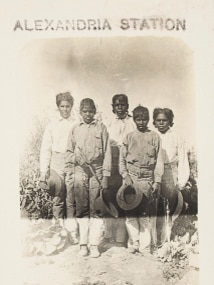 Woman stock workers on Alexandria Downs Station in the Northern Territory in 1916.