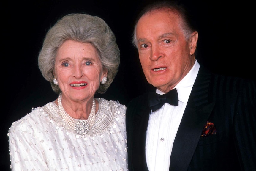 Bob Hope and Dolores Reade in 1989.