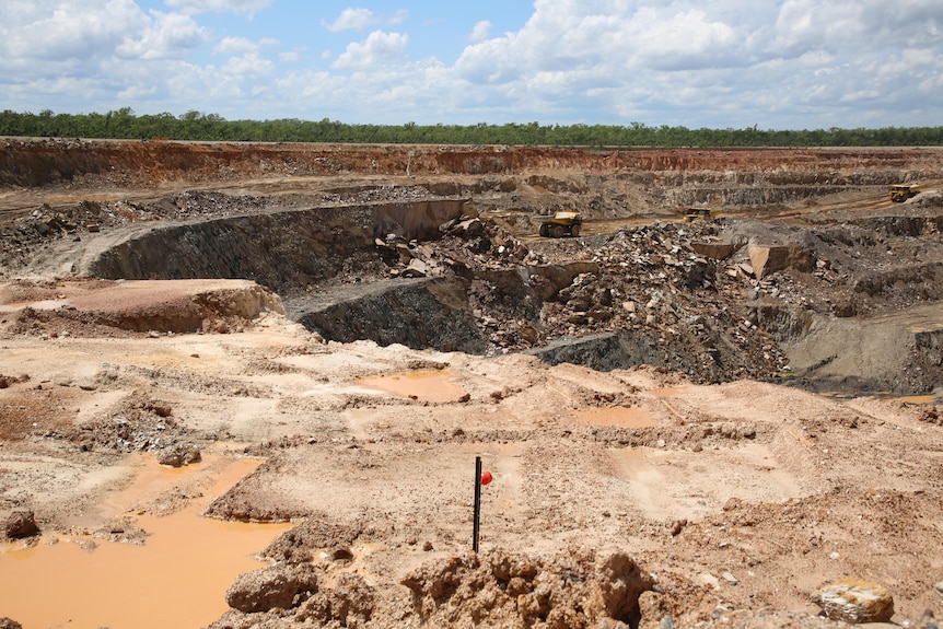 A large open cut mine