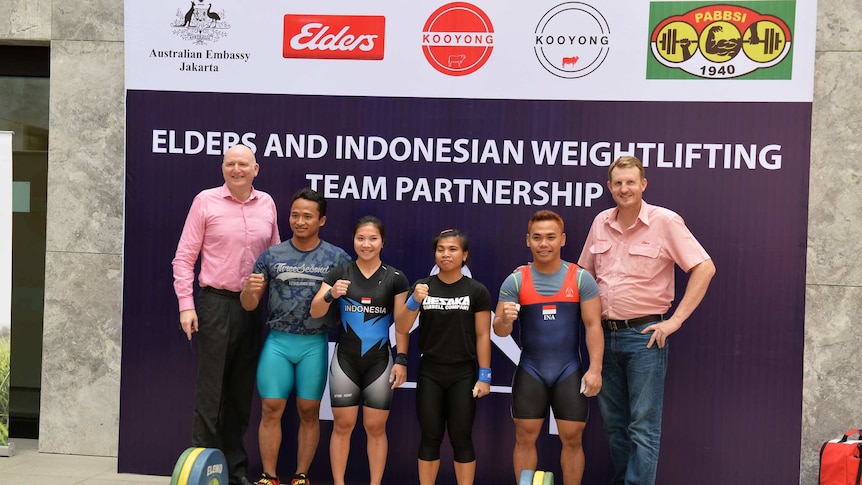 Indonesian weightlifters