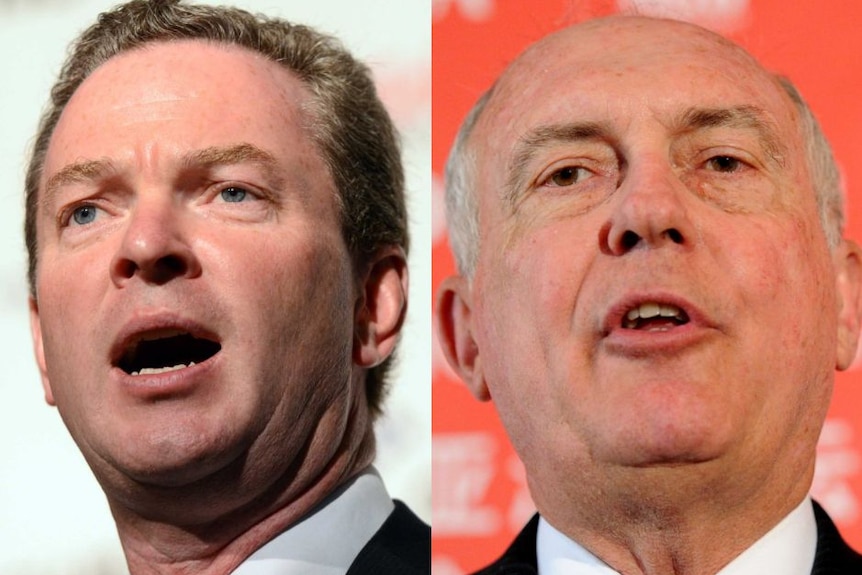 Christopher Pyne and Warren Truss