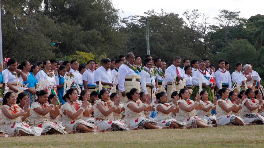 Tongans gather at event preceding King Tupou VI's coronation