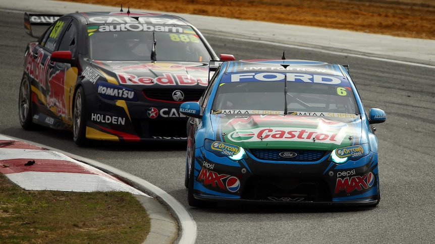 Mostert races to first win for Ford