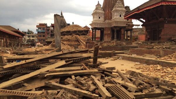 Earthquake damage in Patan