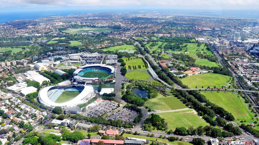 Proposed light rail for Sydney, viaduct over Moore Park