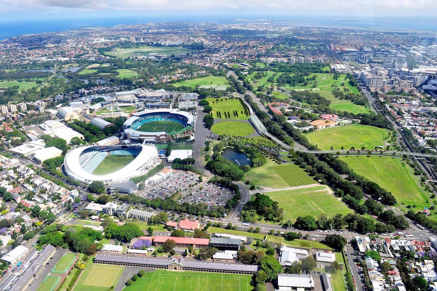 Proposed light rail for Sydney, viaduct over Moore Park