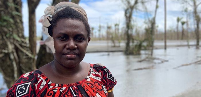 Theonila Matbob, member of Bougainville Parliament