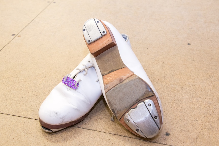 Jingle tap shoes used for clogging