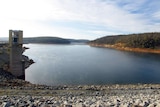 Serpentine Dam at just over 25 per cent capacity.