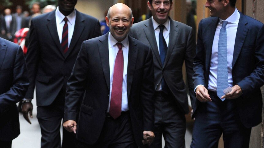 Goldman Sachs chairman and CEO Lloyd C Blankfein