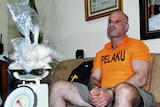 Australian man Michael Sacatides claims he knows nothing about the drugs allegedly found in his luggage.