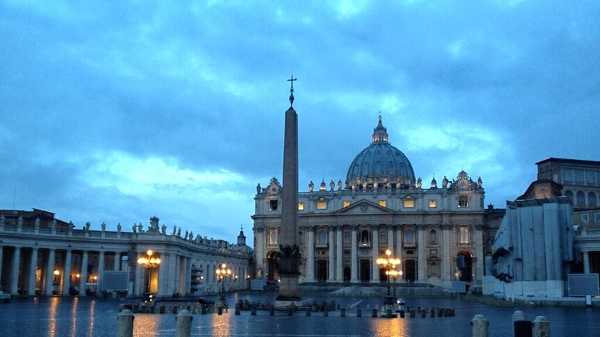 Dawn breaks in Vatican City, where Cardinals are gathering to elect a new pope.