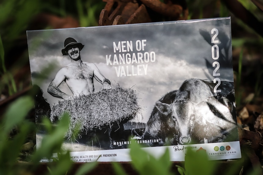 The cover of a calendar designed to raise awareness of men't mental health. 