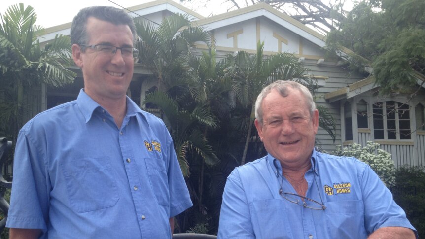 Gavin and Martin Gleeson are pushing ahead with plans for a hotel development in Gladstone. Wed June 4, 2014