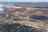 Mount Isa Mines from the sky.