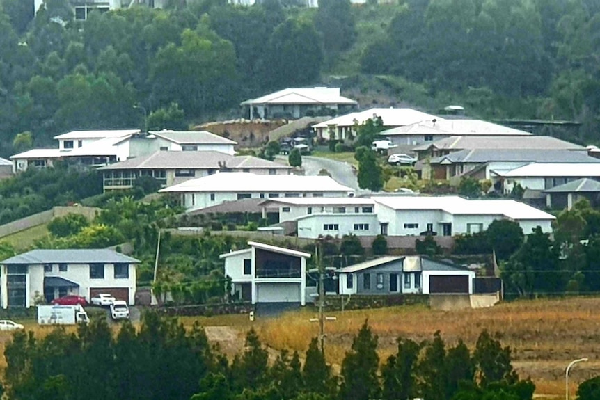 A housing estate in Coffs Harbour