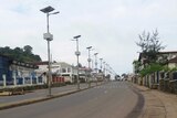 Empty Sierra Leone street