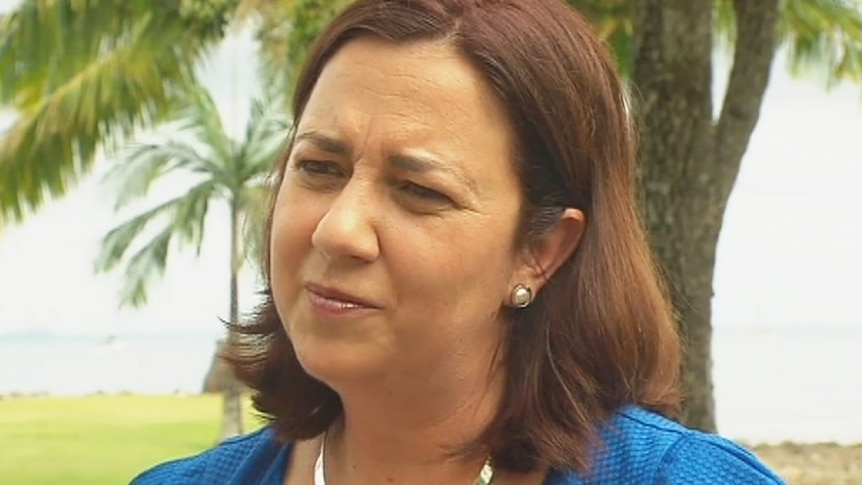 Labor leader Annastacia Palaszczuk in Airlie Beach in Whitsunday electorate