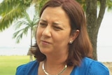 Labor leader Annastacia Palaszczuk in Airlie Beach in Whitsunday electorate