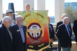 Members of the Ex-Services Atomic Survivors Association at the announcement in Mandurah, WA