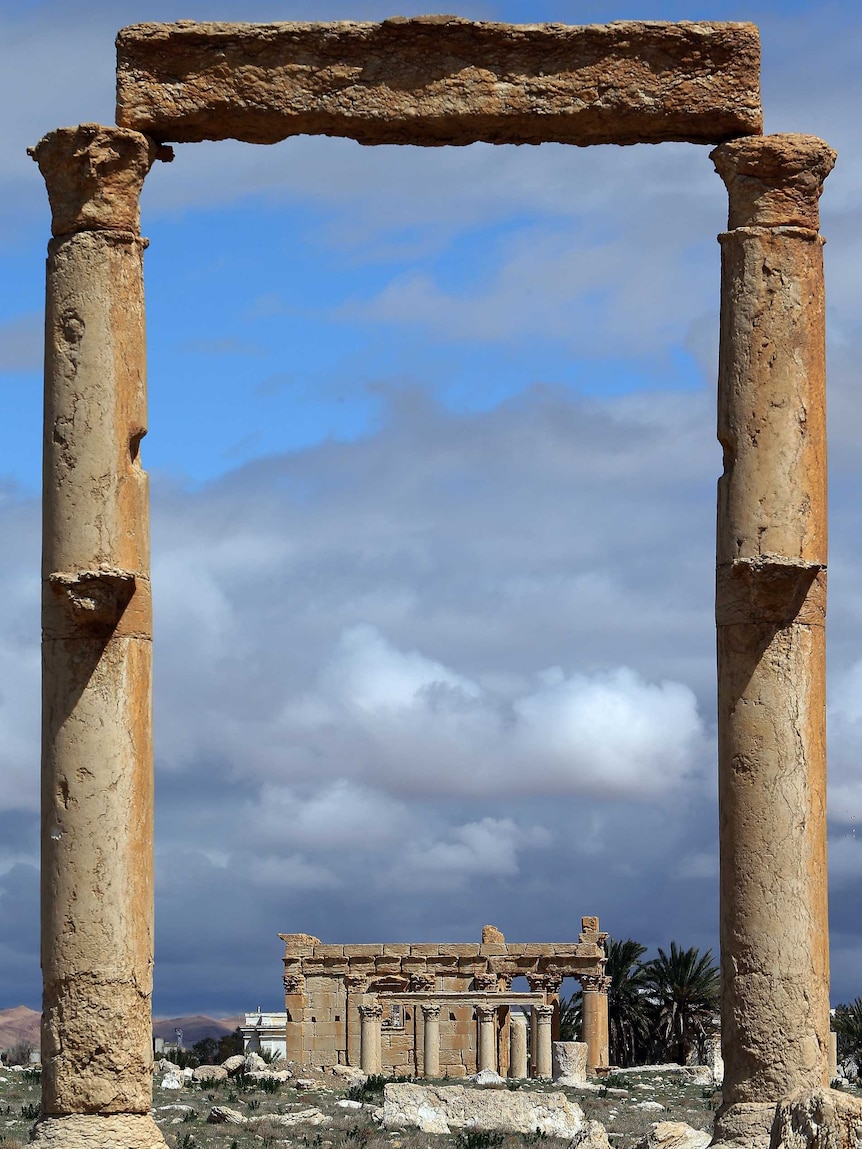 The Temple of Baal Shamin in Palmyra