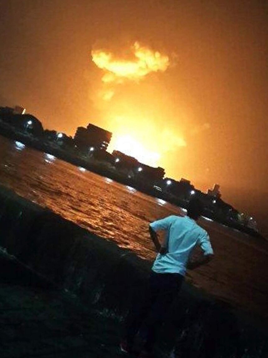 Explosion on submarine in Mumbai leaves sailors trapped