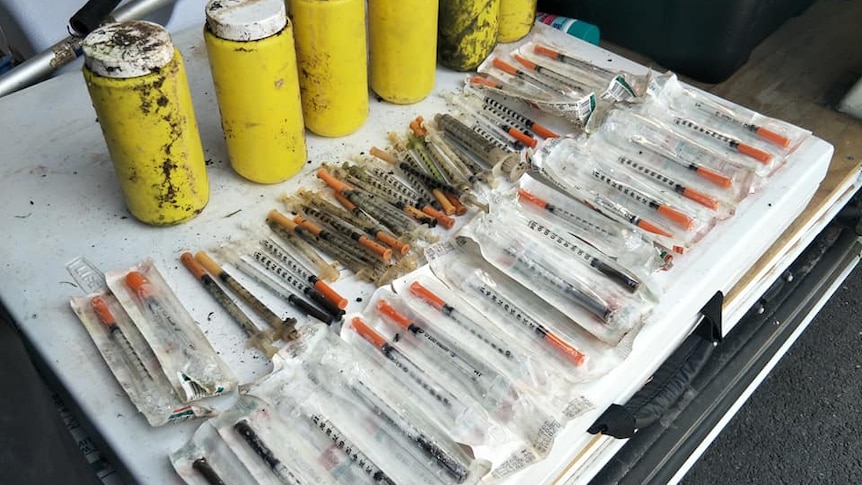 Syringes found in Adelaide wetlands