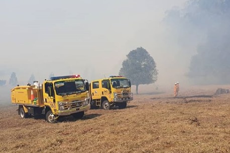 Firefighters have battled the blaze at Binna Burra.