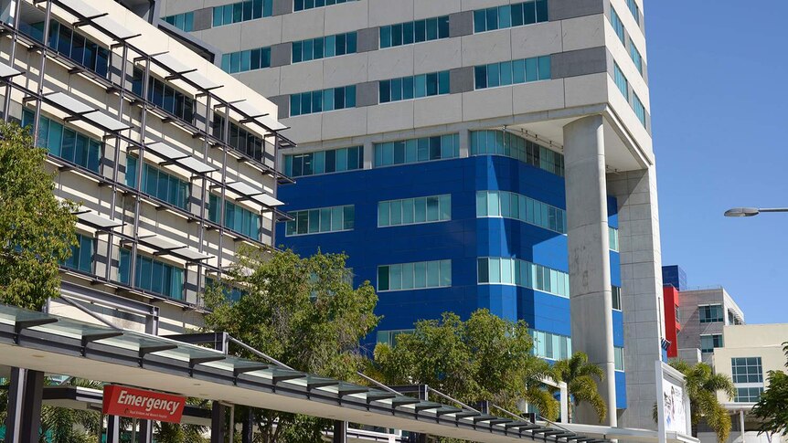 Royal Brisbane and Women's Hospital building at Herston in Brisbane