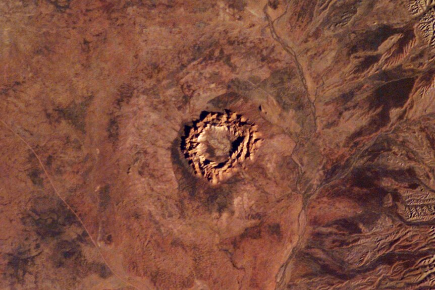 Gosse Bluff from space