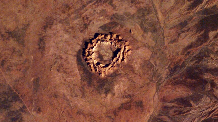 Gosse Bluff from space