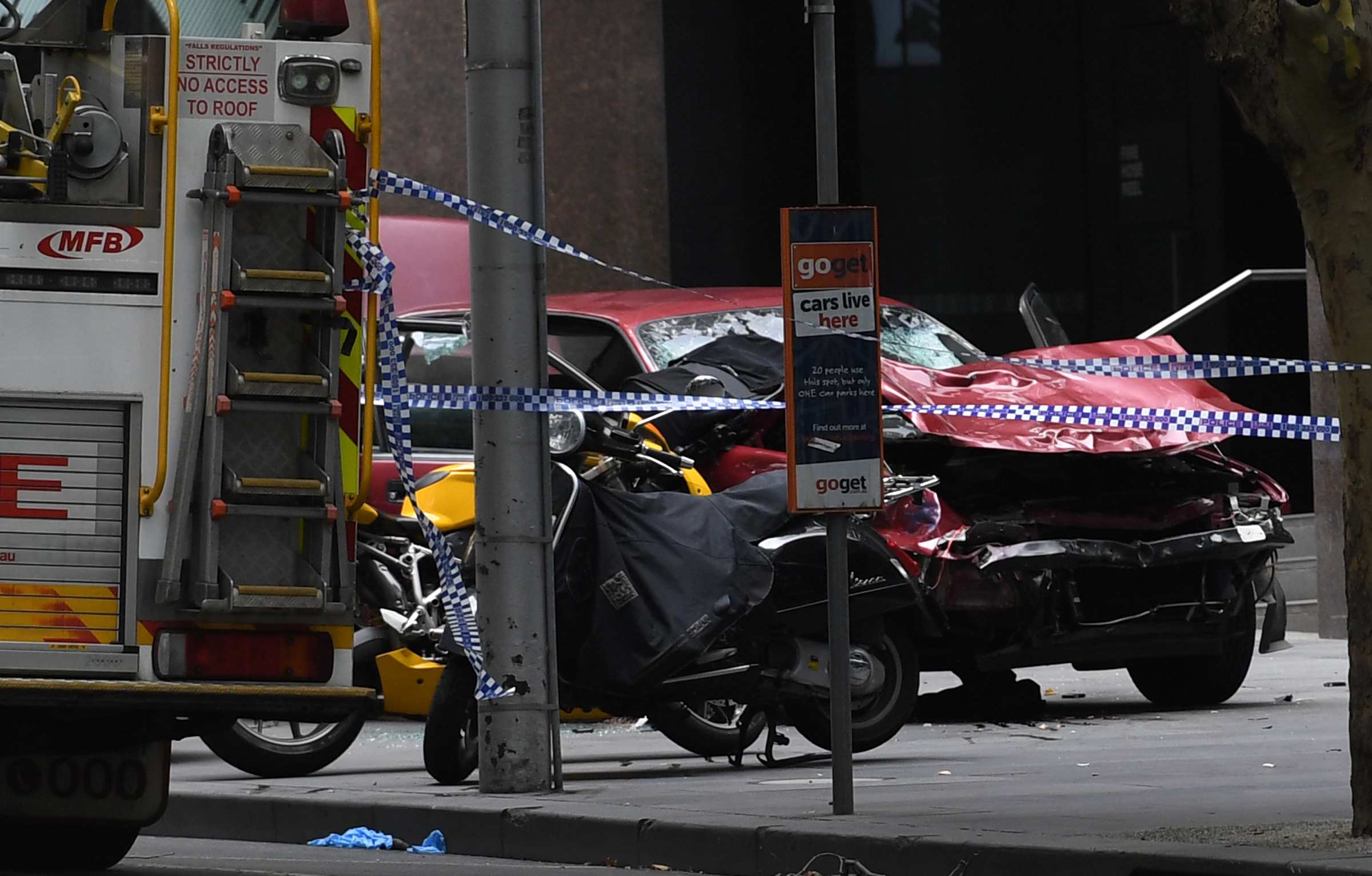 Melbourne car incident Four dead, man arrested after pedestrians hit