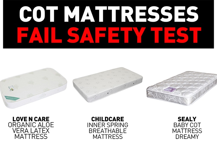Choice safety warning on cot mattresses