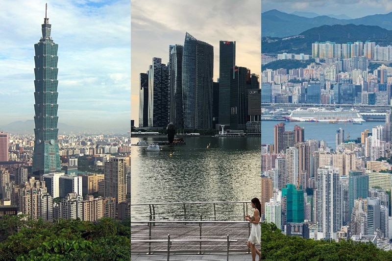 新加坡、香港和台湾跻身进入十强榜单。