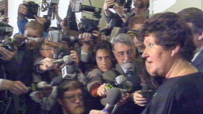 Joan Kirner's first day as Premier
