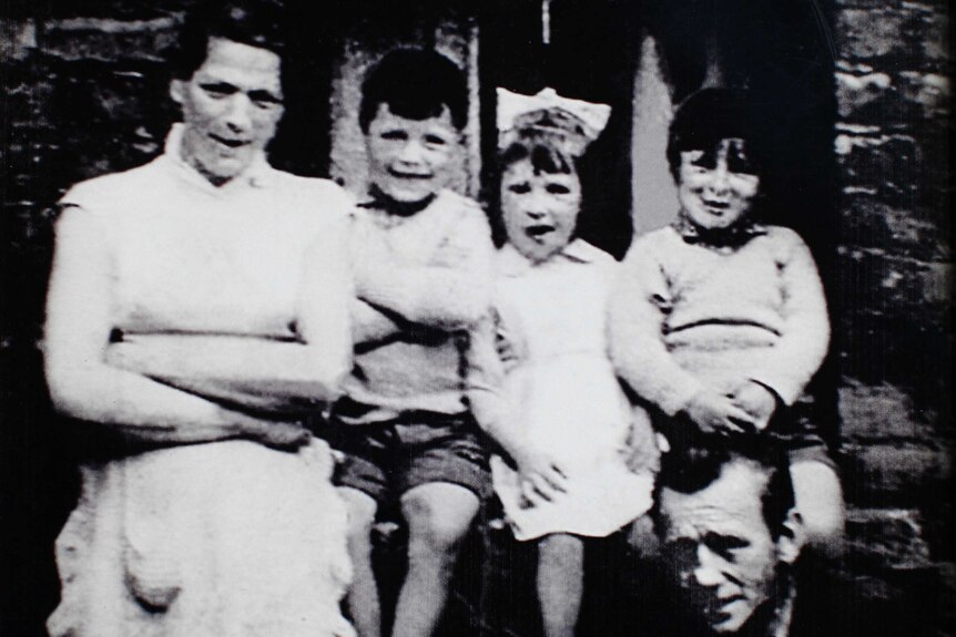 Jean McConville with some of her 10 children.