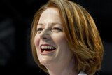 Julia Gillard delivers a speech