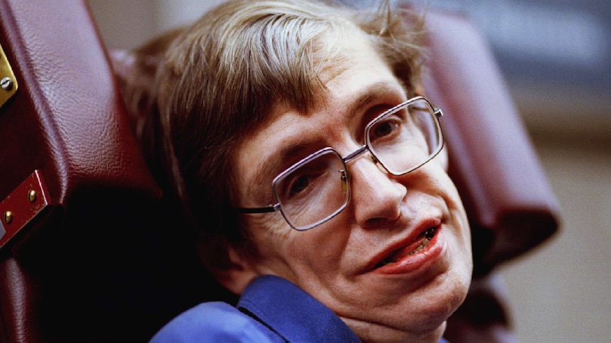Professor Stephen Hawking in 1993.