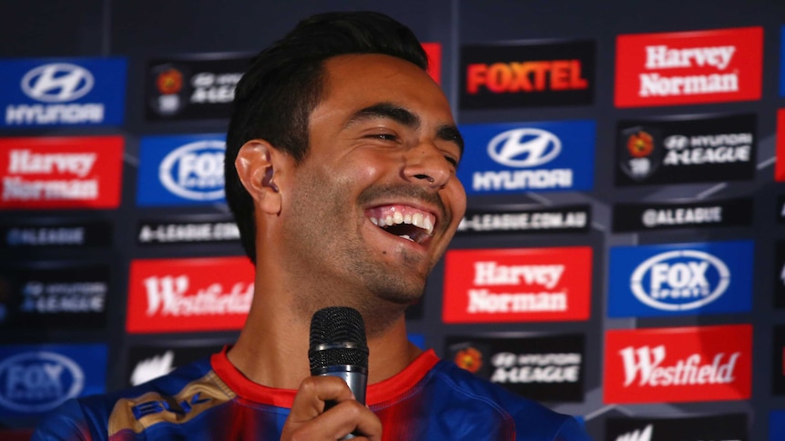 Newcastle Jets' Marcos Flores