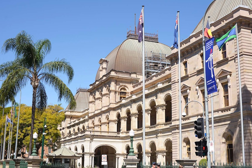 Queensland Parliament House in Alice Street in Brisbane in August 2017