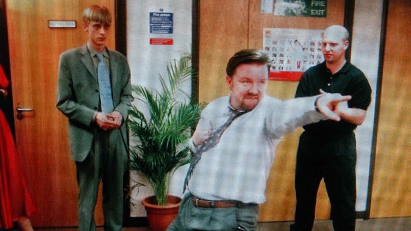 Ricky Gervais found fame playing cringe-inducing manager David Brent on The Office.