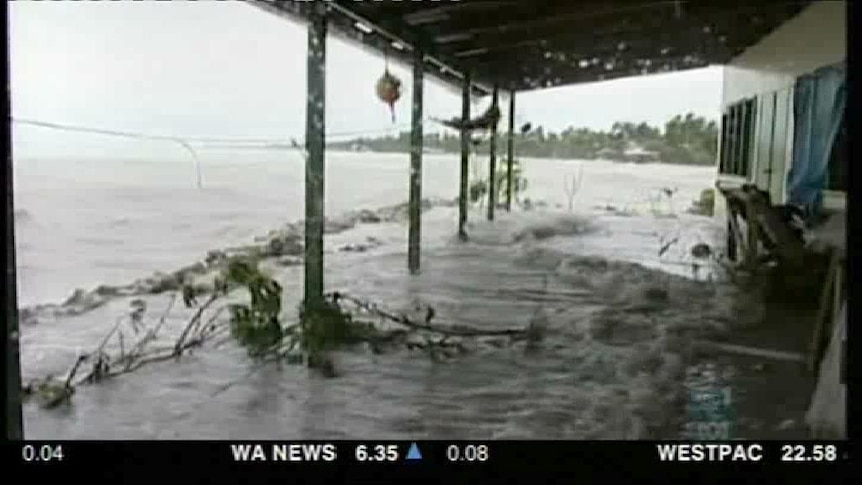 Rising sea levels are a direct threat to low lying islands in the Pacific.