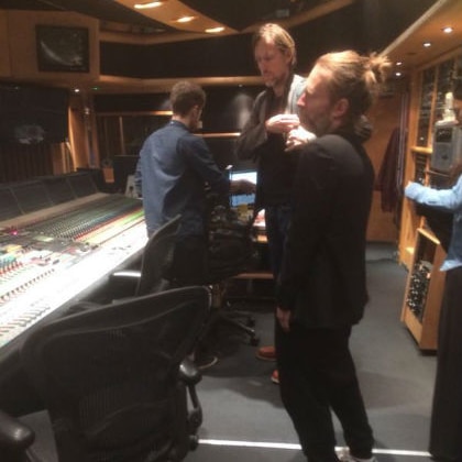 Inside Radiohead recording session