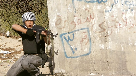 Fatah and Hamas gunment are roaming the streets of Gaza.